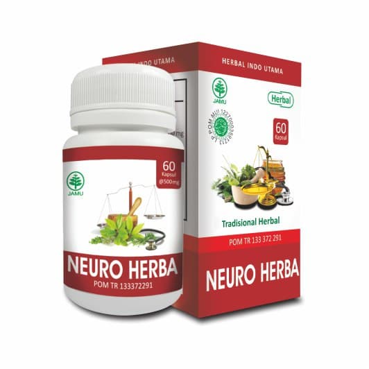 Jual HIU Neuro Herba Isi 60 Kapsul - Obat Herbal Stroke Dan Mencegah ...