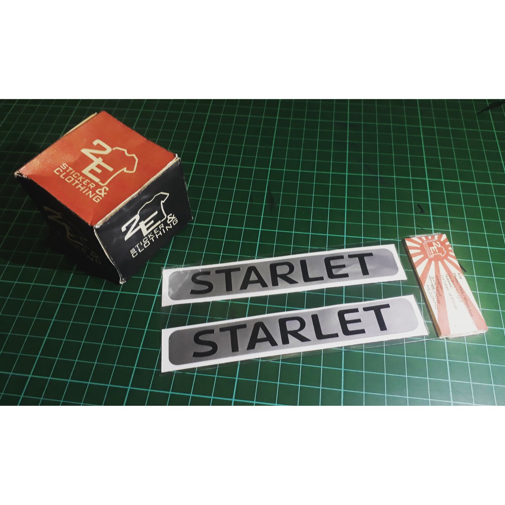 Jual Sticker STARLET EUDM Bagasi | Shopee Indonesia