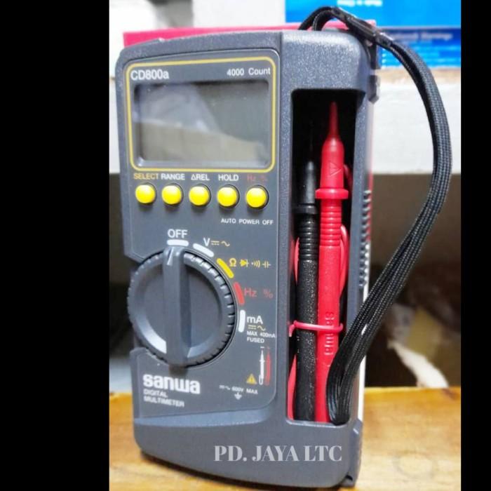 Jual Current Meter Sanwa Digital Multimeter Cd800A / Cd 800 A | Shopee ...