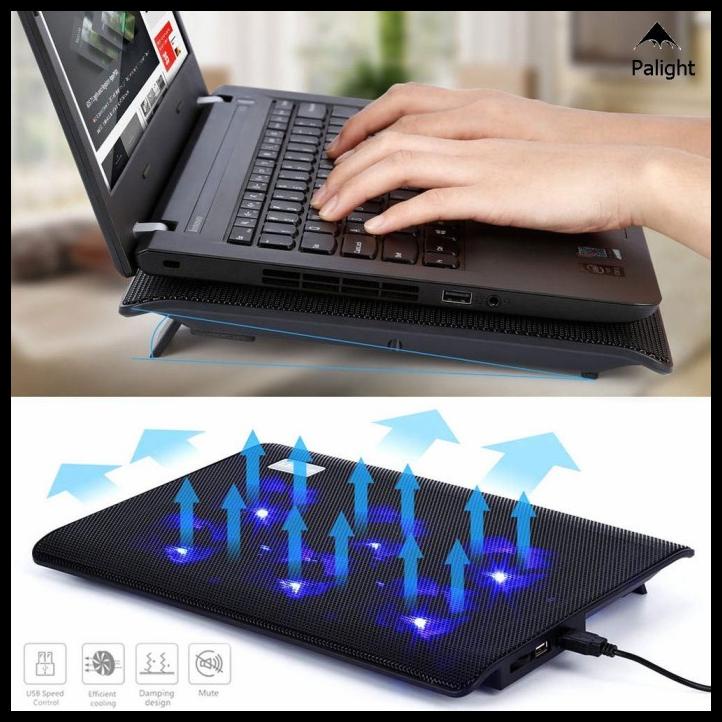 Jual Nuoxi Cooling Pad Cooler 6 Kipas + Usb Hub Notebook Pendingin ...