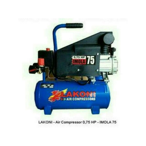 Jual KOMPRESOR ANGIN LAKONI IMOLA 75 GOJEK / AIR COMPRESSOR IMOLA 3/4 ...