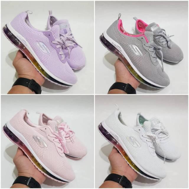 Jual Sepatu Skechers Sketcher Skecher Air Woman+ Lengkap Box | Shopee ...