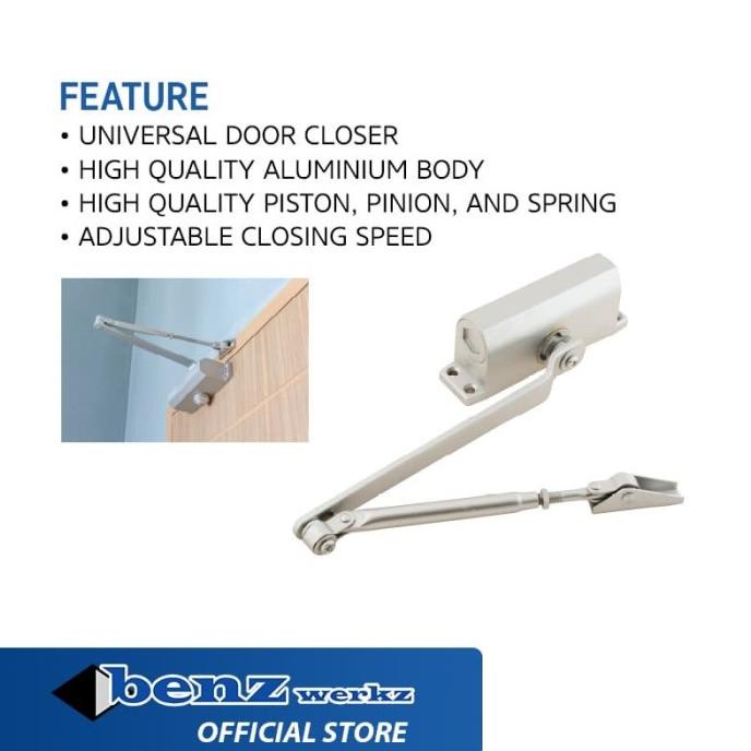 Jual Alat Penutup Pintu Otomatis / Automatic Door Closer By BENZ WERKZ ...