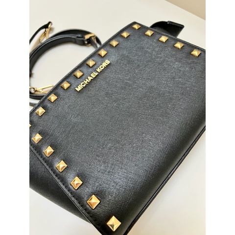 Michael kors studded sling bag best sale