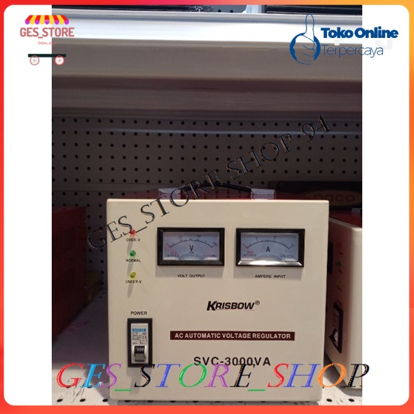 Jual Krisbow stabilizer 3000 watt/Stabilizer Analog 3 Kva Shopee