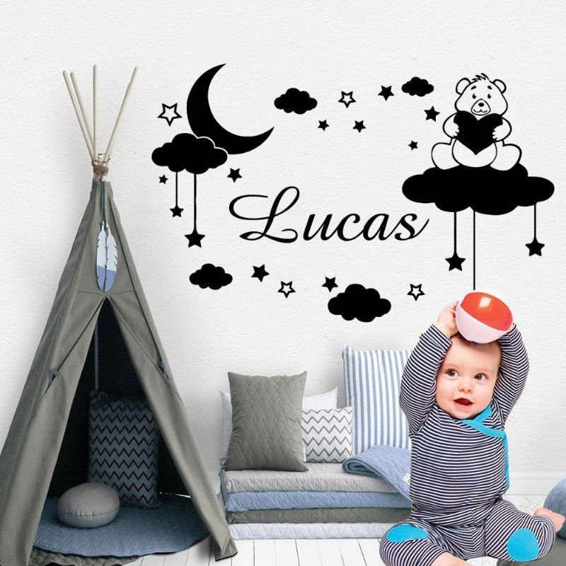 Jual Custom sticker nama dinding custom Sticker kaca | Shopee Indonesia