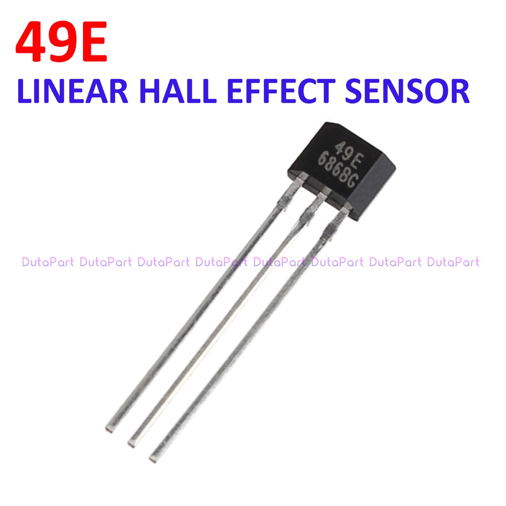 Jual 49E Linear Hall Effect Sensor Motor Speed Hall Element OH49E SS49E