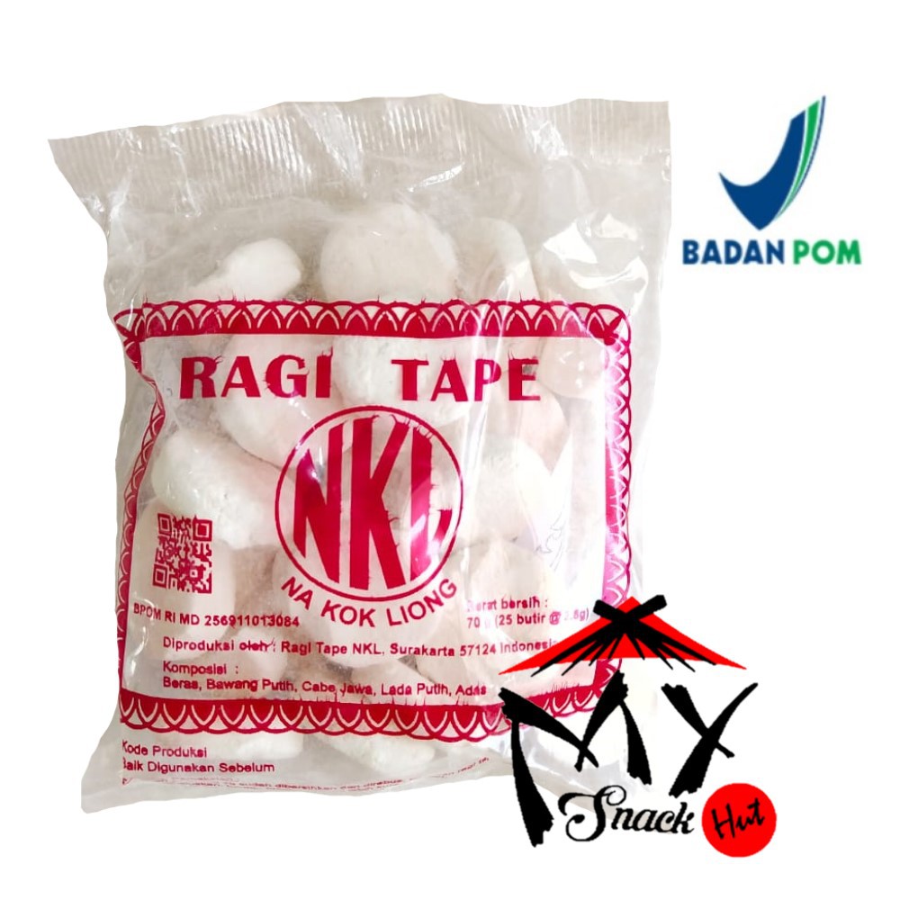 Jual RAGI TAPE NKL 70GR HARUM MANIS TAPAY SINGKONG PULUT KETAN NA KOK
