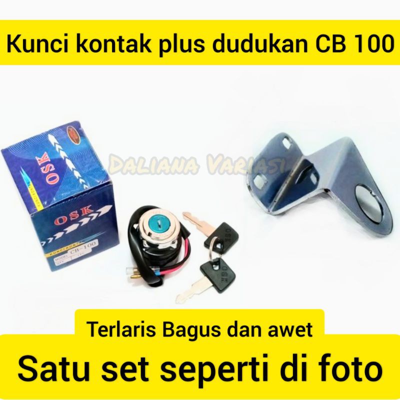 Jual Kunci Kontak Cb Gl Cg Kabel Plus Set Dudukan Shopee