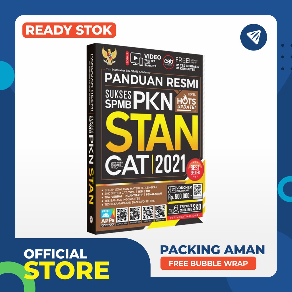 Jual Buku Stan Panduan Resmi Sukses Spmb Pkn Stan 2021 Shopee Indonesia