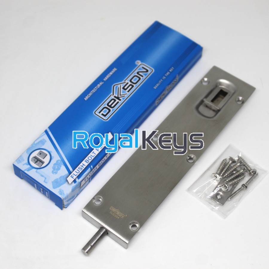 Jual Flush Bolt Plate Dekson Dekkson FBP 6" Inch Grendel Slot Plat