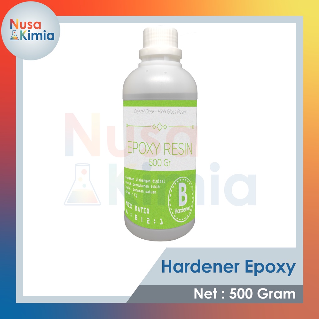 Jual Hardener Epoxy Resin Bening Part B 500 Gram | Shopee Indonesia