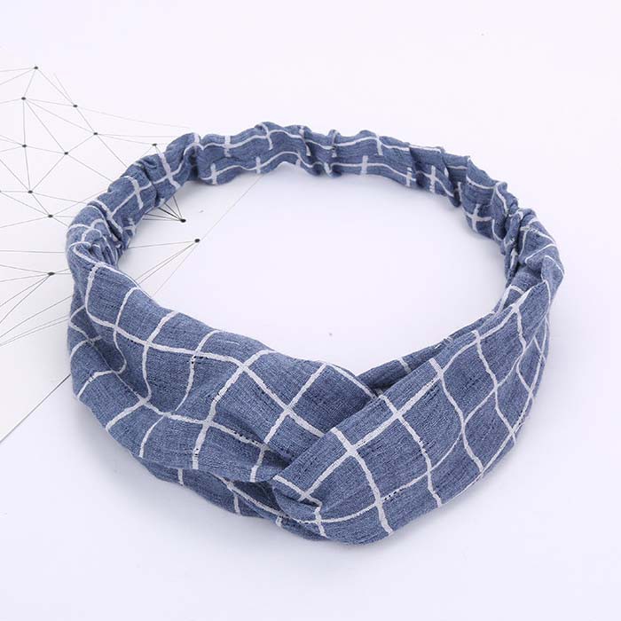 Jual Bando & Ikat Rambut Square Pattern Headband DES124 | Shopee Indonesia