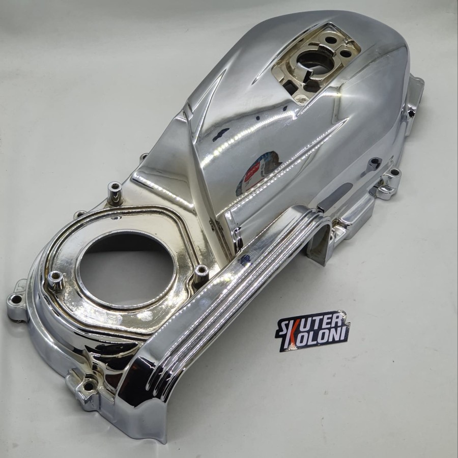 Jual Piaggio Cover CVT iget Chrome Vespa LX S Sprint Primavera GTS ...