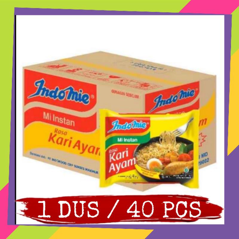 3008: Indomie Real Meat Mi Instan Goreng Rendang - Indonesia