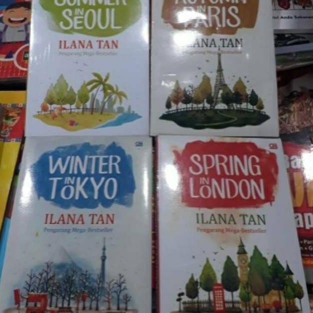 Jual Set Novel 4 Musim ilana tan - Summer in Seoul + Autumn in Paris ...