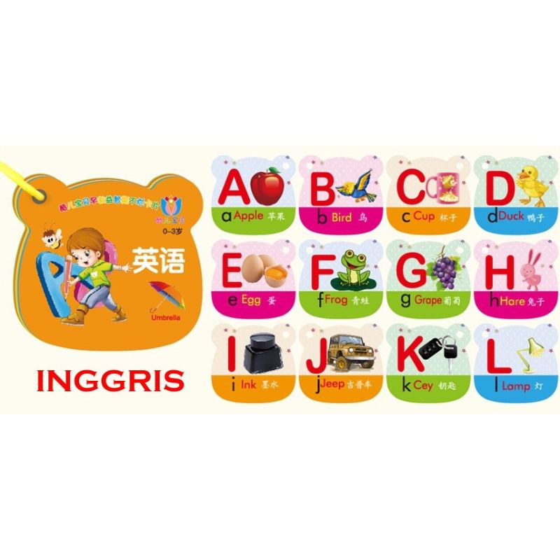 Jual Flash Card ABC ALPHABET Anak anak kualitas Bagus | Shopee Indonesia