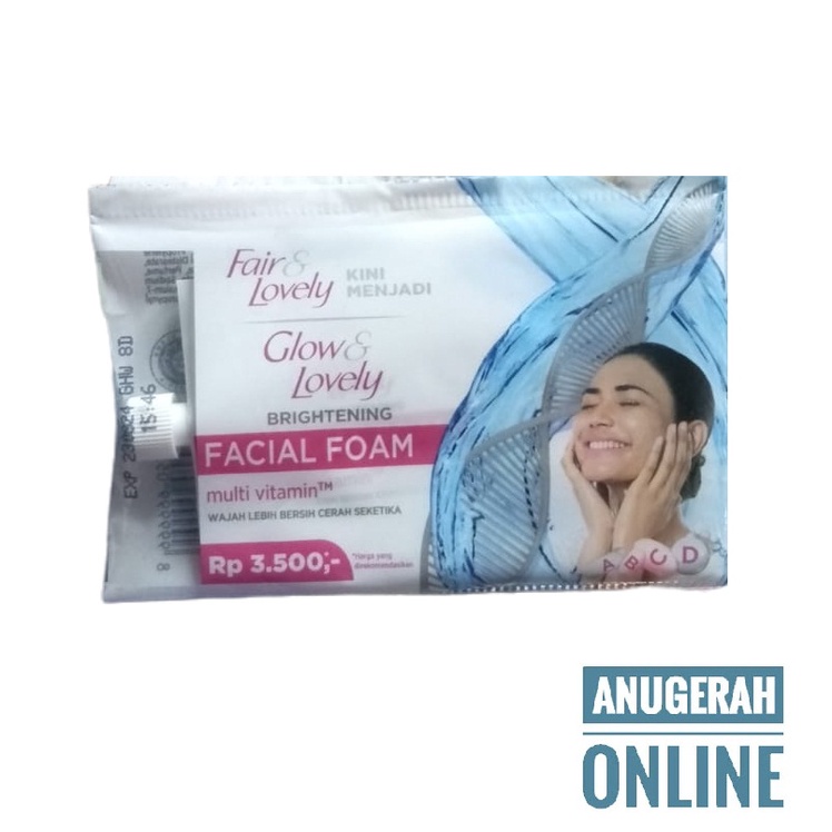 Jual Fair And Lovely Fairness Facial Foam 9 G Shopee Indonesia