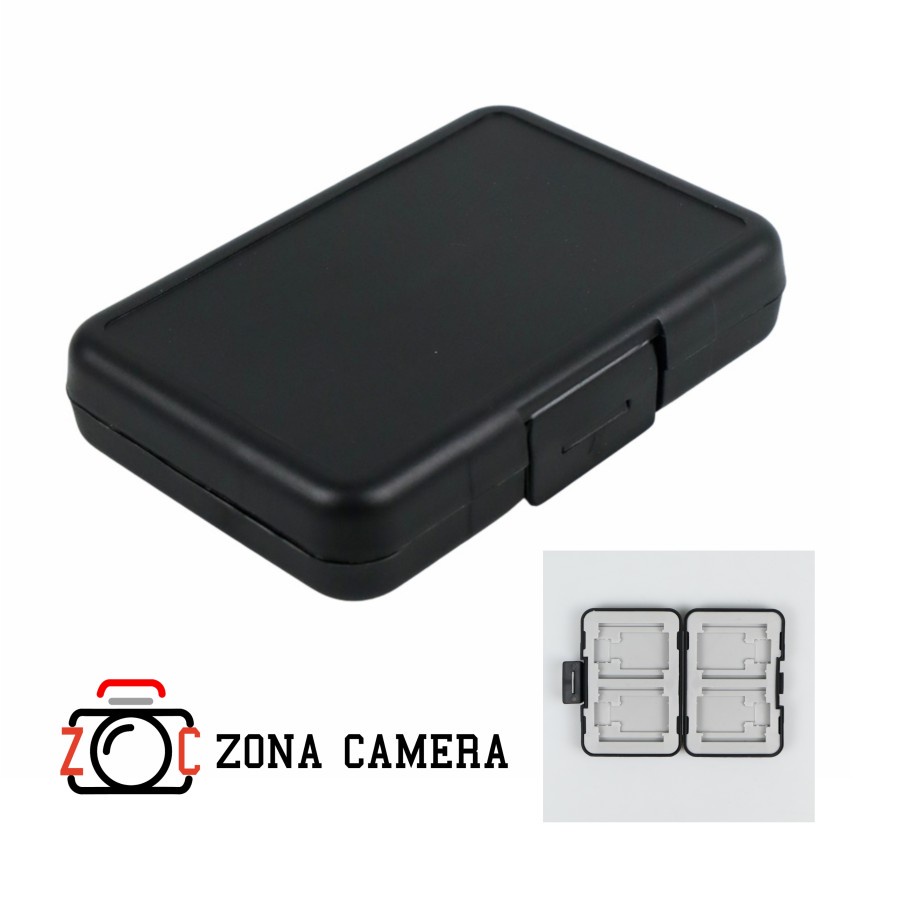 Jual Case Storage Box for Memory Card 4 Micro SD Compact Flash Microsd ...