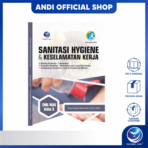 Jual Penerbit Andi - Sanitasi Hygiene Dan Keselamatan Kerja Untuk SMK ...