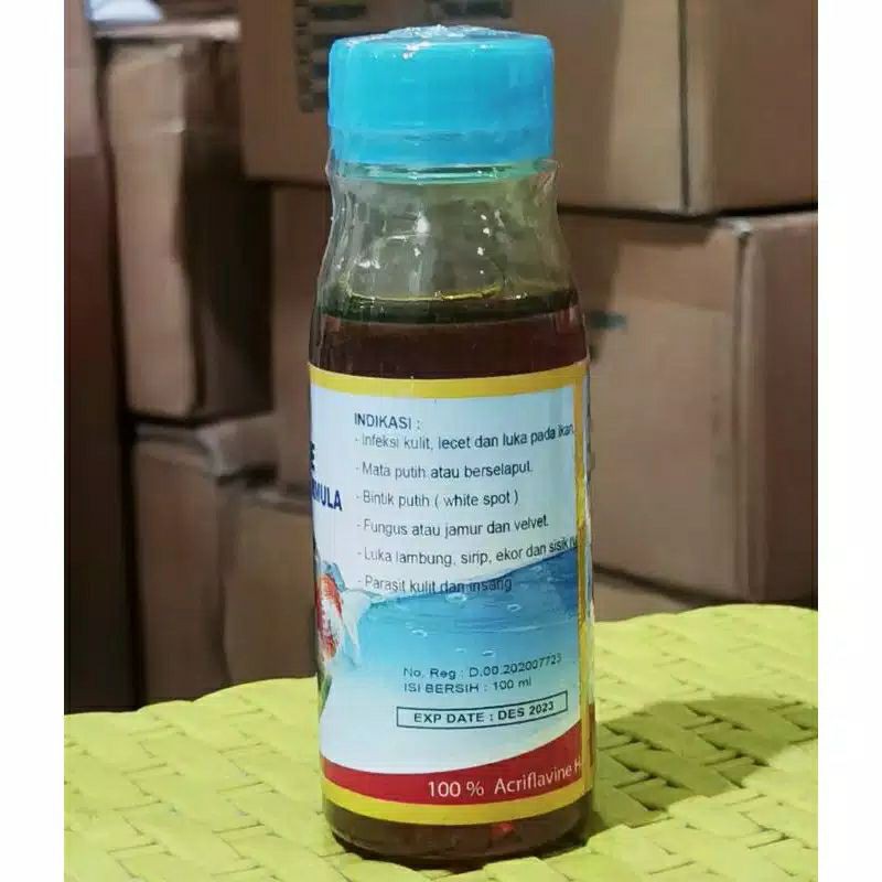 Jual TAMA PRO TAMAPRO ACRIFLAVINE OBAT IKAN ANTI JAMUR VELVET INFEKSI ...
