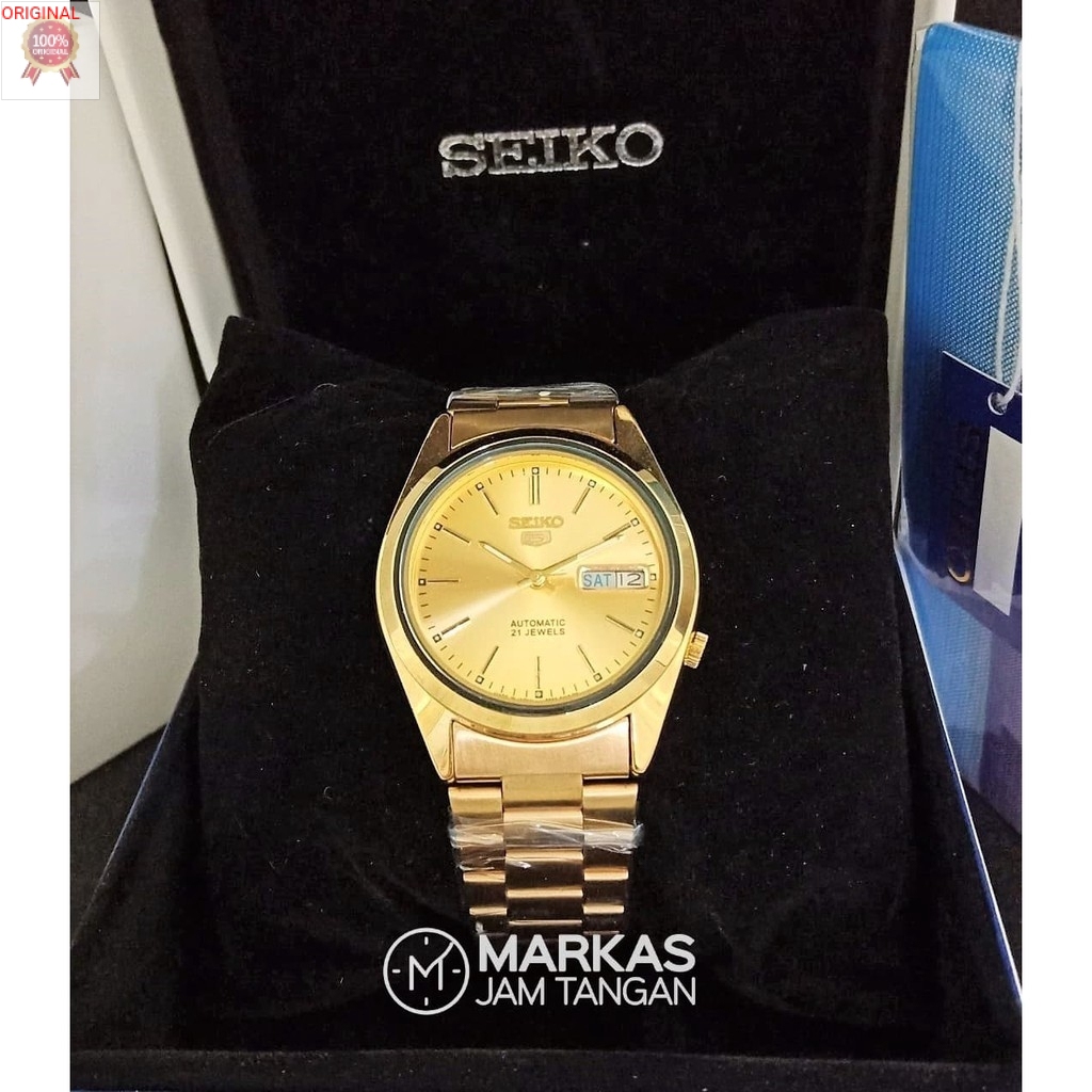 Jam tangan seiko outlet 5 automatic 21 jewels