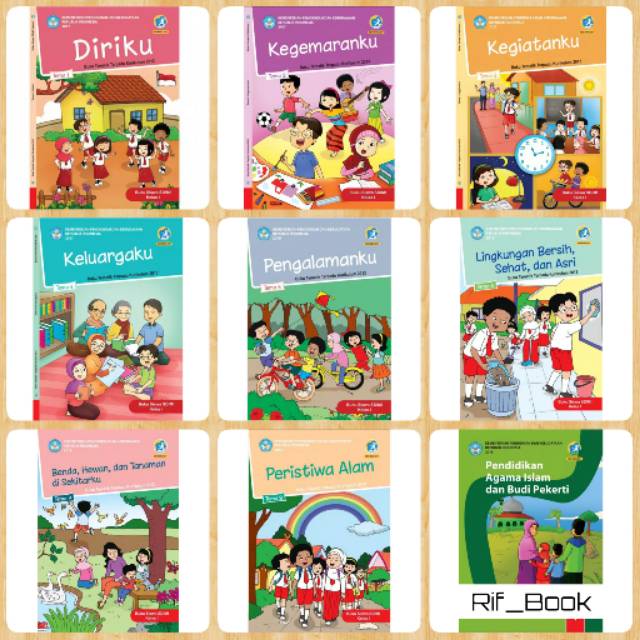 Jual BUKU TEMATIK KELAS 1 SD MI TEMA 1 2 3 4 5 6 7 8 BUKU TEMA SD K13 ...