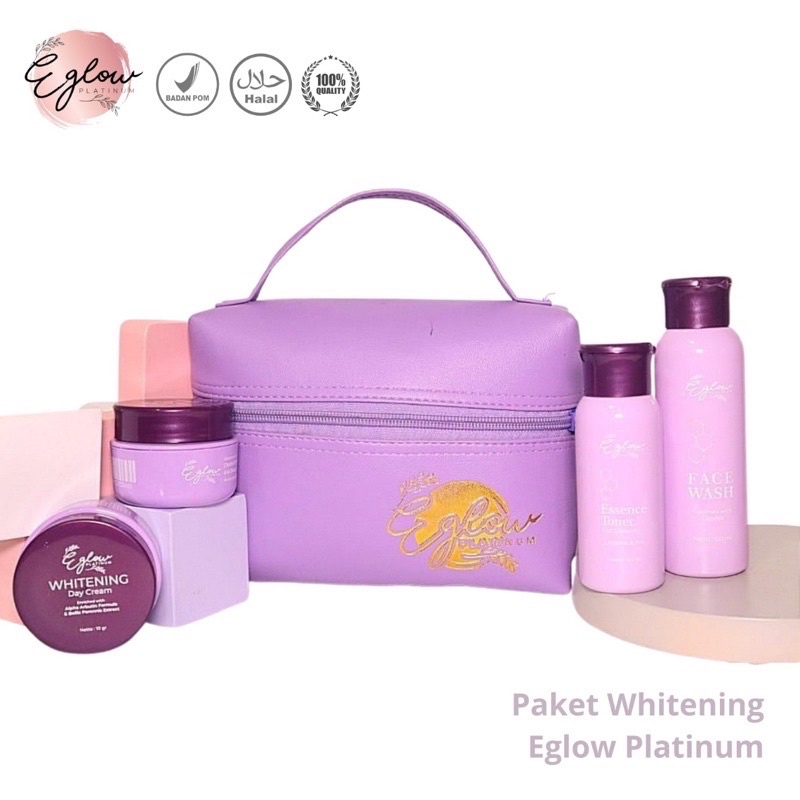 Jual EGLOW PLATINUM SKINCARE ORI 100% (GRATIS THAHARAH) | Shopee Indonesia