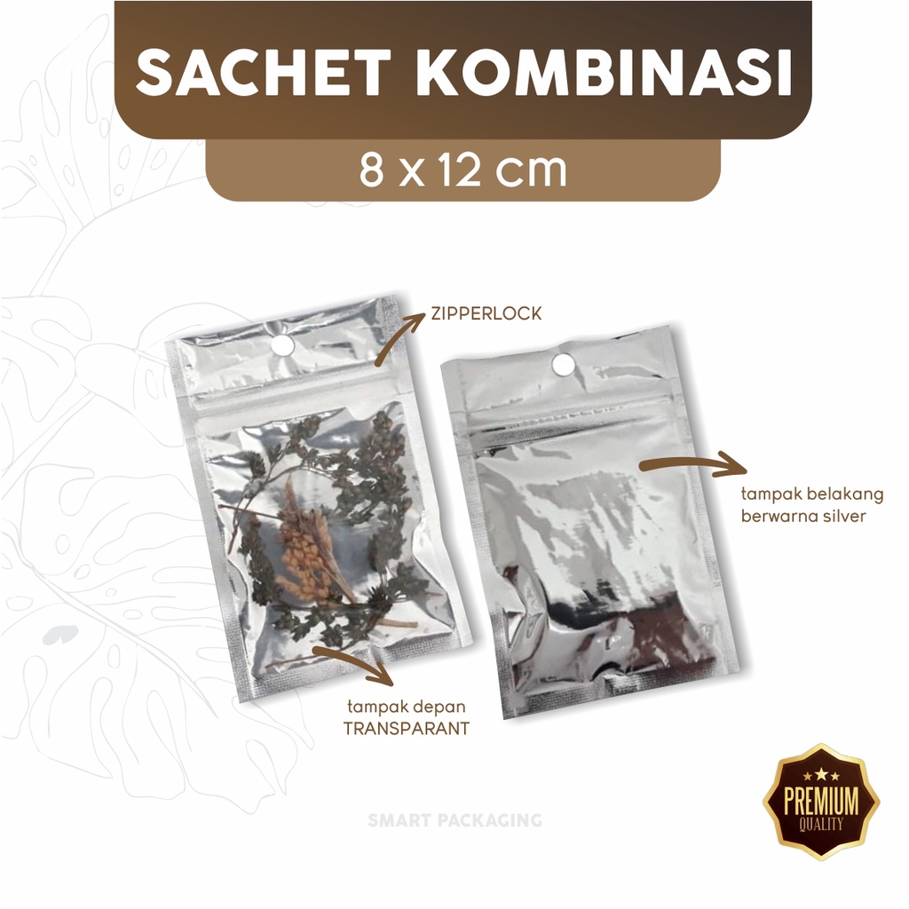 Jual (500pcs) Sachet Kombinasi Zipperlock K-Pack ukuran 8 x 12 8x12 ...