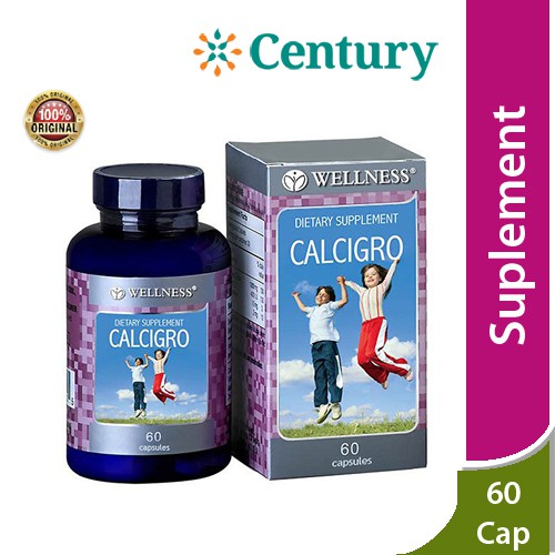 Jual Wellness Calcigro Kapsul Calsium Kalsium Suplemen Tulang Shopee Indonesia