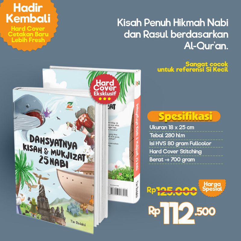 Jual DAHSYATNYA KISAH DAN MUKJIZAT 25 NABI, Ziyad Book | Buku Ziyad ...