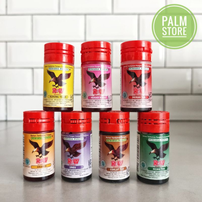 Jual R&W Pewarna Pangan Rajawali 12,5ml | Shopee Indonesia