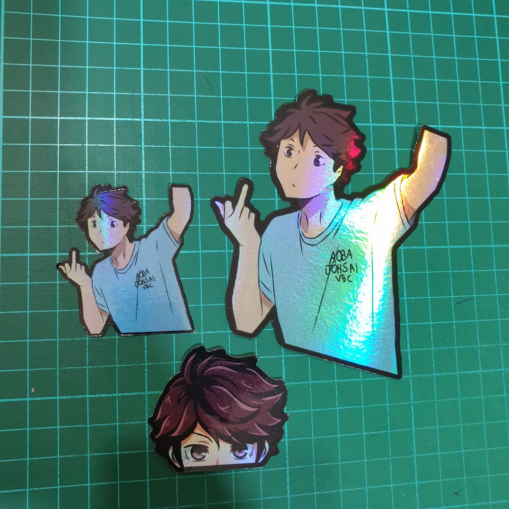 Jual Sticker Hologram Anime - PSH590 - Haikyuu - Toru Okinawa 3pcs ...
