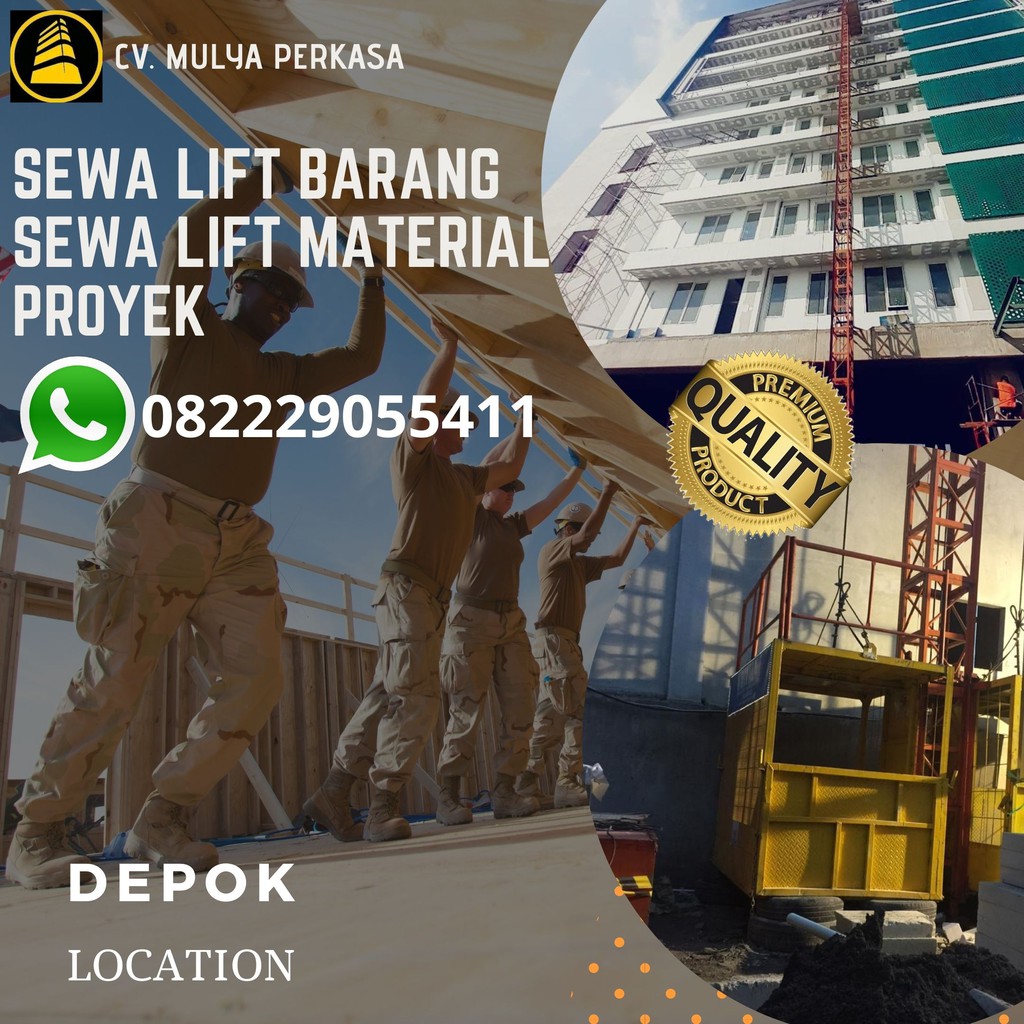 Jual SEWA LIFT BARANG DEPOK | SEWA LIFT MATERIAL PROYEK | SEWA HOIST ...