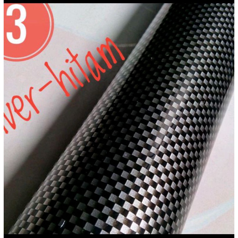 Jual Skotlet Carbon Kotak Abu Hitam Sticker Skotlet Stiker Motor