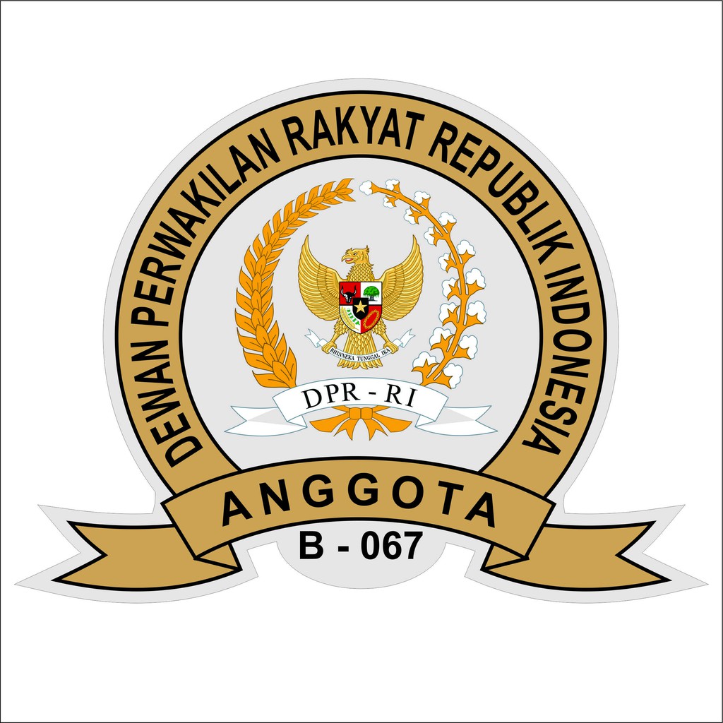 Jual STIKER VINYL LOGO DPR / DPD / MPR (CUTTING KISS) ( DIJUAL SATUAN ...