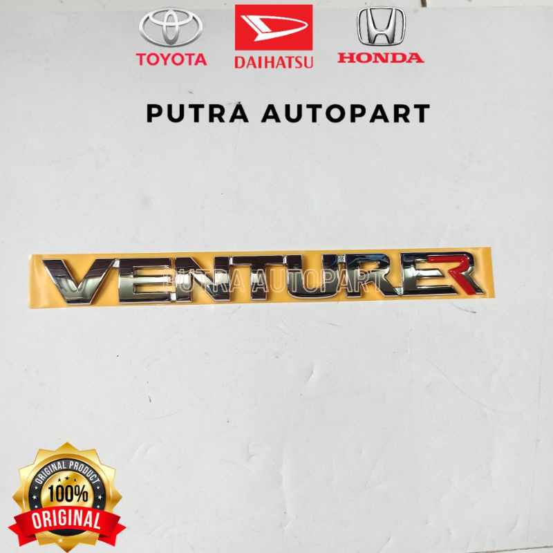 Jual Emblem Tulisan Venturer Original Shopee Indonesia