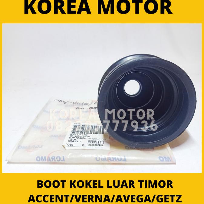 Jual Boot Kokel Luar Timor Hyundai Accent Avega Verna Karet As Roda