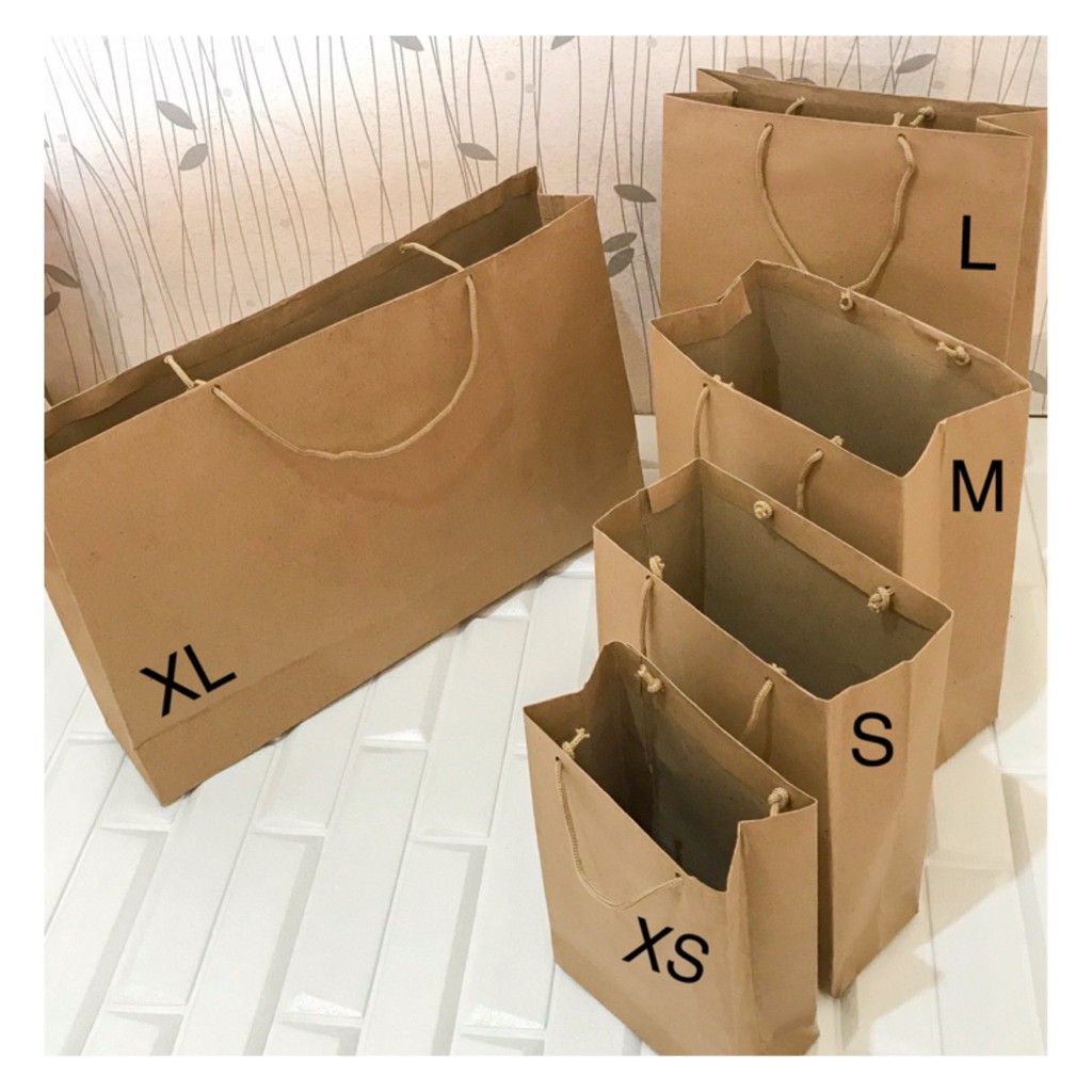 Jual PAPER BAG POLOS MURAH BAHAN TEBAL / PAPER BAG CUSTOM / PAPER BAG