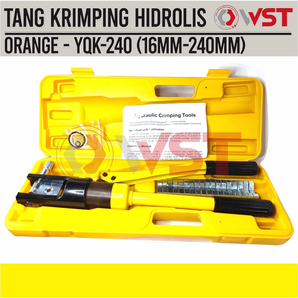 Jual Tang Press Skun Hidrolik Yqk Orange Mm Krimping Hidrolis Shopee Indonesia