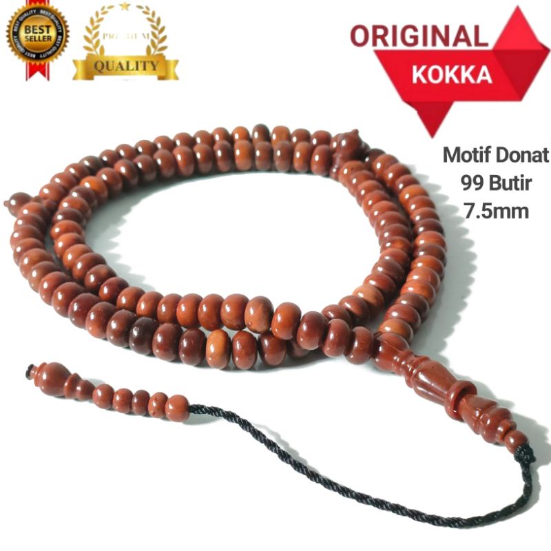 Jual Tasbih Kokka Kaukah Kaokah Koka Kokah 99 Butir Motif Donat ...