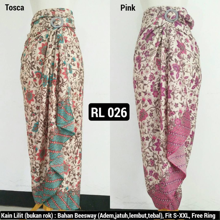 Jual Rok Kain Lilit Tosca Dan Pink | Shopee Indonesia
