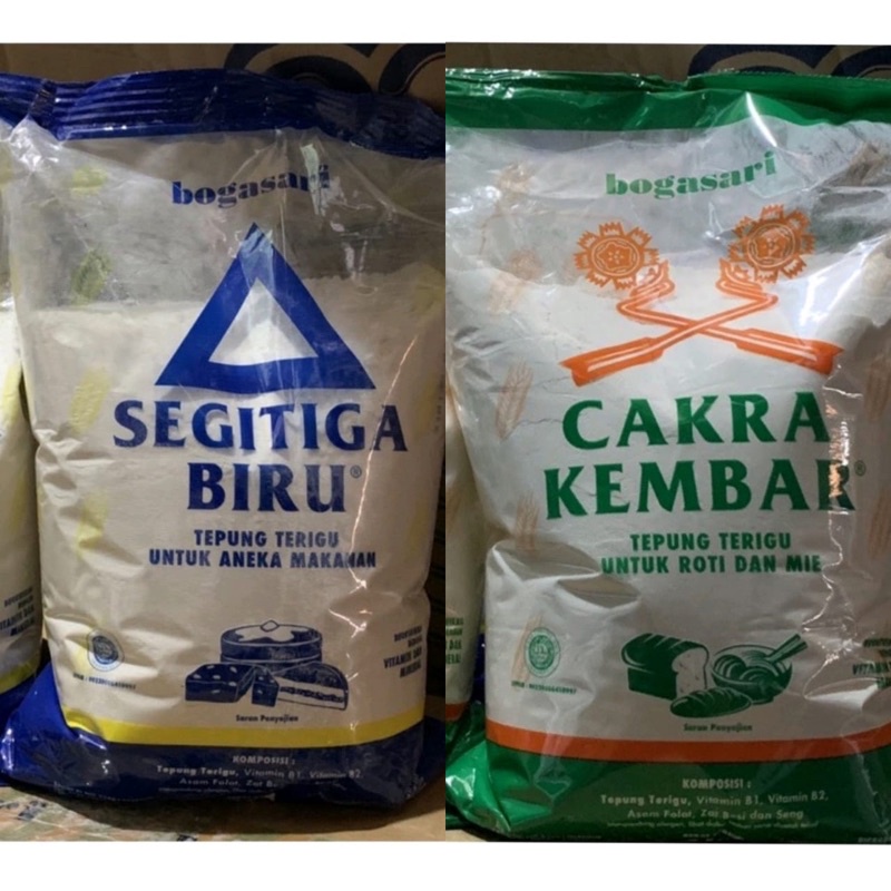 Jual SEGITIGA BIRU (Protein Sedang) Tepung Terigu untuk Aneka Makanan ...