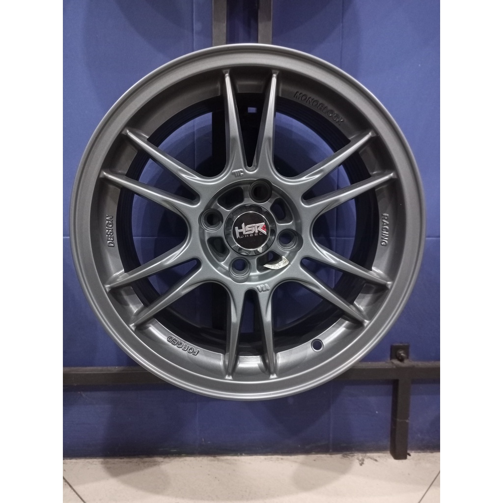 Jual Velg Mobil Keren R Terbaru Hsr Noshiro Ring Baut X Warna Grey Shopee Indonesia