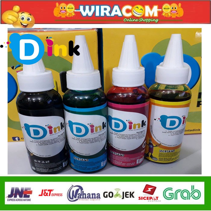 Jual D-INK TINTA PRINTER EPSON - DINK D INK TINTA REFIL REFILL 100ML ...