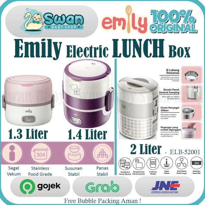 Jual Emily Electric Lunch Box / Penghangat Makanan Bayi / Bekal Piknik