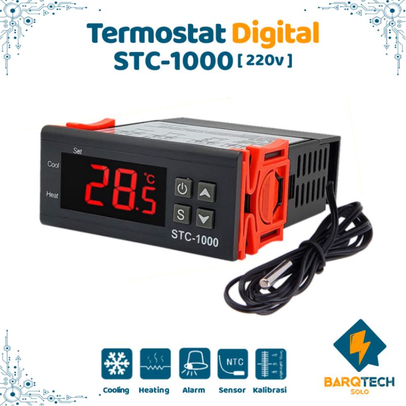 Jual Thermostat / Termostat Digital STC 1000 220v | Shopee Indonesia