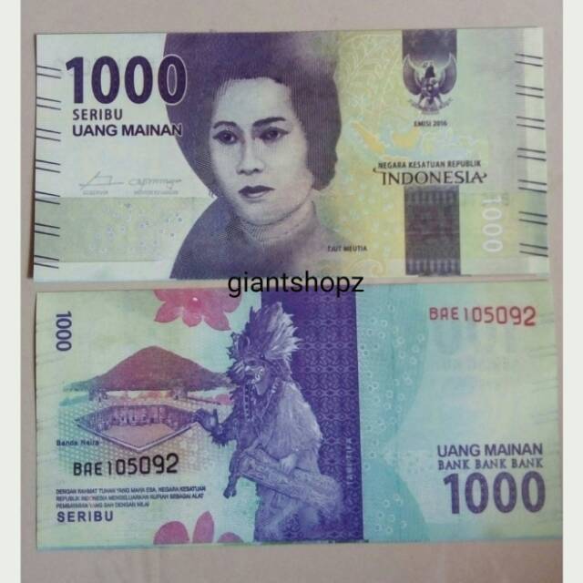 Jual 100 lembar uang mainan variant 1000 uang mahar | Shopee Indonesia