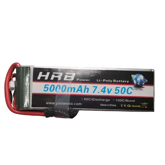 Jual HRB Lipo Baterai Battery Batre 5000mAh 7.4V 50C 2S RC Drone Soket ...