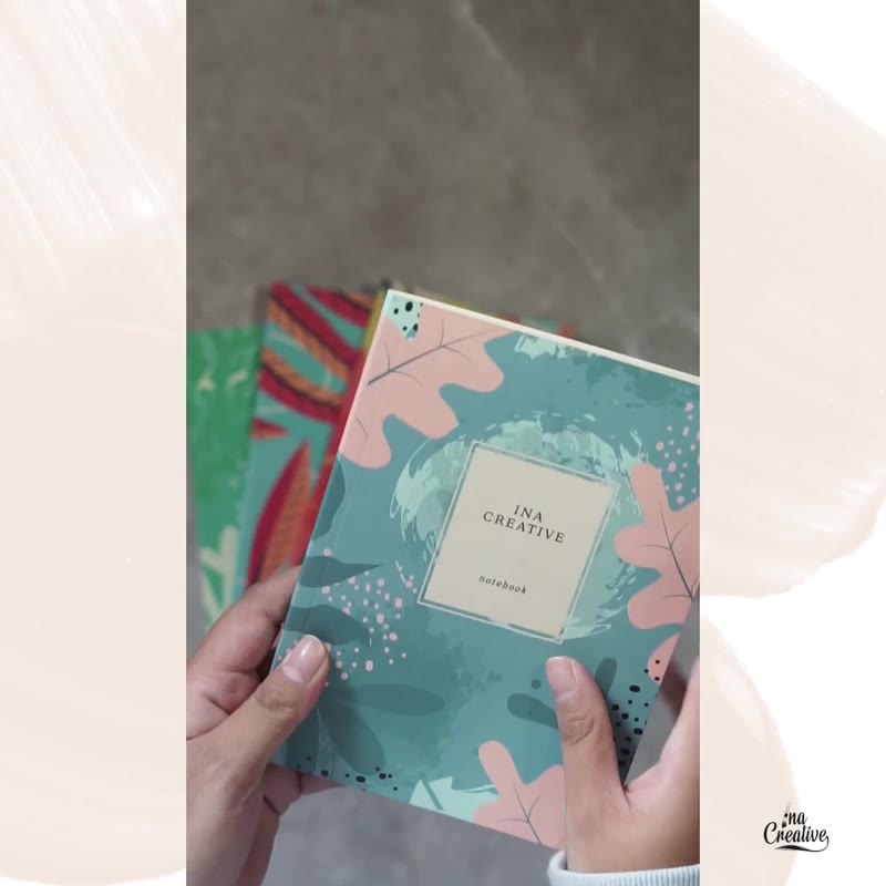 Jual Ina Creative Notebook Softcover Abstract A6 | Shopee Indonesia